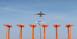 Plane flying